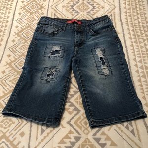 Women’s blue Jean shorts